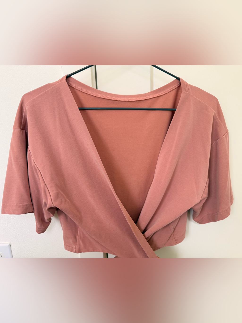 Just A Corpse Ballerina Back Wrap T-Shirt Blush Pink Size L & Starheart Pin